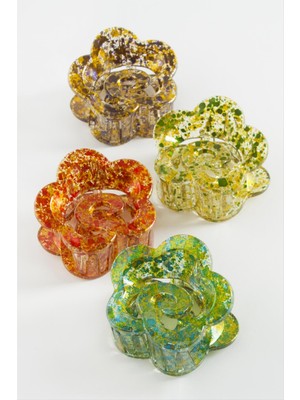 Gül Renkli Mandal Toka 6 cm