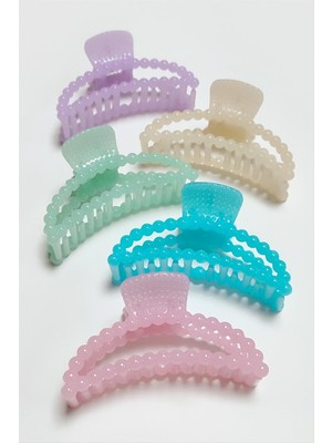 Oval Renkli Mandal Toka 8 cm