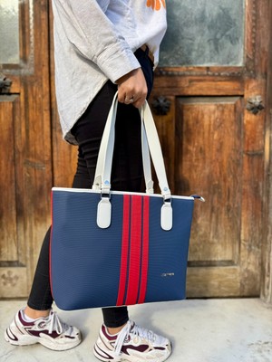 Just Polo Kadın Yeni Sezon Büyük Boy 3 Bölmeli Lüks El ve Omuz Çantası