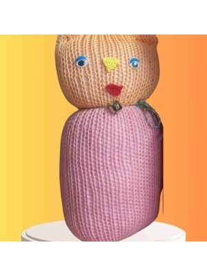 Tıkırık Örgü Yastık Uyku ve Oyun Arkadaşı Şeker - 35 cm