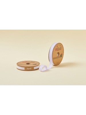 Fırsatkolik Biye Puanlı Katlı B07 Lila 2 cm 25 Metre %65 Koton %35 Polyester