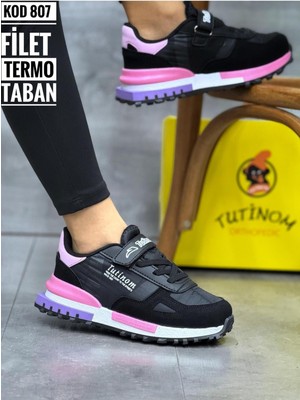 Termo Taban Ortopedik Çocuk Spor Ayakkabı Kız ve Erkekler Için Okul Ayakkabısı