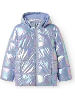 Name It Nkfmolına Puffer Jacket S Mor Kız Çocuk Mont