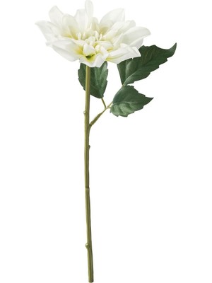 Yapay Çiçek, Beyaz, 30 Cm, Yıldız Çiçeği, Iç/dış Mekan