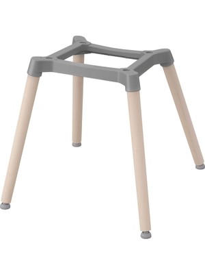 Yemek Sandalyesi Iskeleti, Huş-Lame, 46X51X46 cm