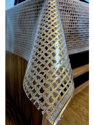 Hasır Pvc Deliksiz Şeffaf Kaplama Muşamba Masa Örtüsü Bakır Kolay Silinebilir Su Geçirmez