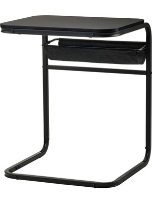 Yan Sehpa, Siyah-Koyu Gri, 53X50 cm