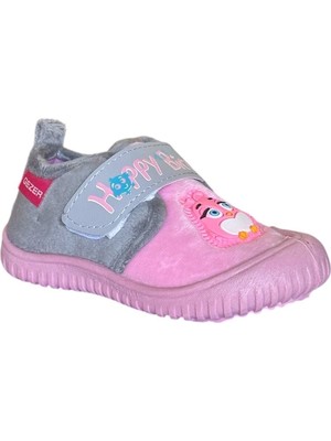 Gezer 3368.02 Gri/pembe Çocuk Kreş Ev Ayakkabısı