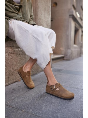 Oxford Hakiki Deri Mantar Taban Ortopedik Ayakkabı