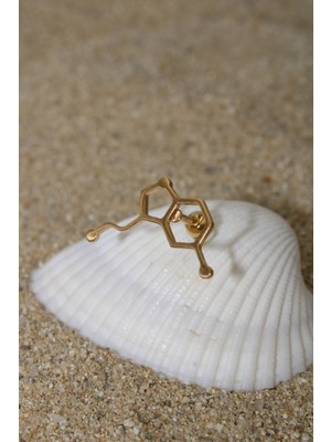 Piercing Cerrahi Çelik Piercing Kıkırdak Tragus Conch Helix Gold Renk Serotonin