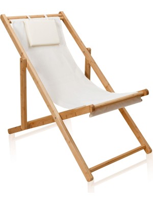 The Mia Bambu Katlanır Şezlong Sandalye