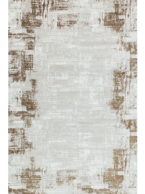 Hali.Net 80x450 cm Vizon Krem Soyut Modern Soyut Halı | Mutfak Yolluk Halısı | Hav Vermez Leke Tutmaz | VİVALDİ-9722