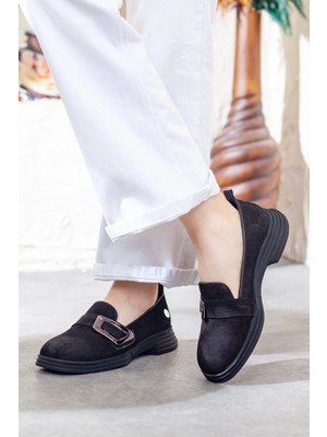 Mammamia 755 Hakiki Deri Günlük Kadın Ayakkabı