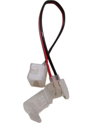 12V Çift Yönlü Neon Soketi 6X12MM Besleme Fişi Çift Yönlü Kablo Birleştirme Aparatı (5 Adet)