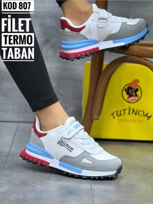 Termo Taban Ortopedik Çocuk Spor Ayakkabı Kız ve Erkekler Için Okul Ayakkabısı
