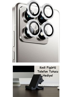 Lavderuar Xiaomi 14T Pro Kamera Lens Koruyucu Cam Filmi – Safir (Sapphire) | Üstün Koruma & Maksimum Şeffaflık (Gümüş (Silver))