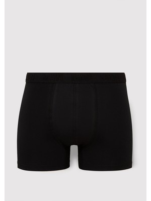 Mavi 3lü Baskılı Siyah Boxer 0911910-900