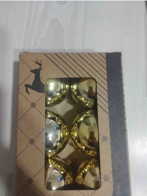 Yılbaşı Süs Topu 6 Ad 6 cm