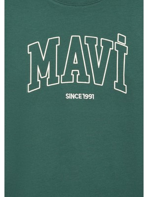 Mavi Mavi Since 1991 Baskılı Yeşil Tişört 6610369-71930