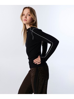Kontrast Dikişli Triko TW6250050218001