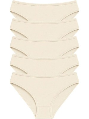 Pamuklu Basic Kadın Bikini Külot 5'li Paket