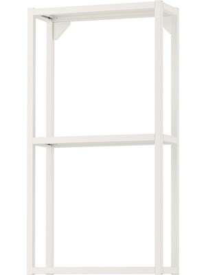 Açık Raf Ünitesi, Beyaz, 40X15X75 cm