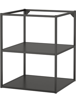 Açık Raf Ünitesi, Antrasit, 60X60X75 cm