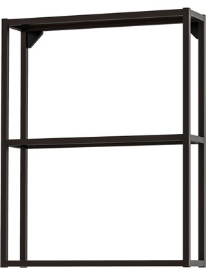 Açık Raf Ünitesi, Antrasit, 60X15X75 cm