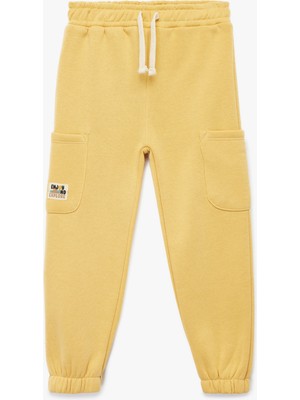 Şardonlu Beli Lastikli Basic Jogger Eşofman Altı