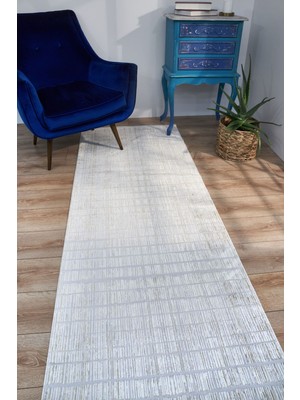 Riena 1152 Krem - Akrilik Polyester Halı | Kaymaz Tabanlı Dekoratif Halı