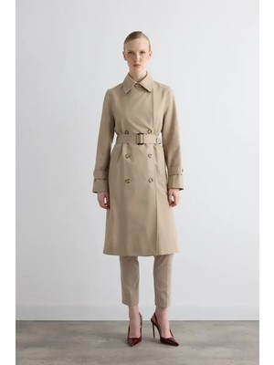 Gusto Klasik Trençkot - Bej
