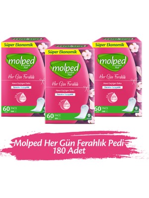 Molped Her Gün Ferahlık Günlük Ped 180 Adet