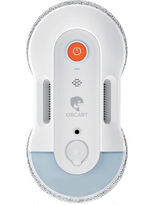 Orcart S8 3800 Pa Emiş Gücüne Sahip Cam Silme Robotu Akıllı Telefon ile Kontrol Beyaz Renk