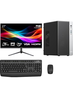 Turbox TX7057 I7 10700 16GB Ddr4 Ram 256GB Nvme SSD 27 Inç Monitör Masaüstü Ofis Hazır Sistem