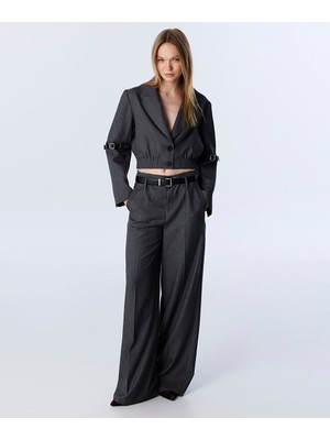 Twist KEMERLİ WIDE LEG PANTOLON TW6250003171036