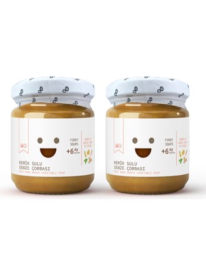 OG natural 2'li Kemik Sulu Sebze Çorbası 200 ml +6 Ay