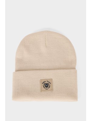 DeFacto Erkek Dokuma Etiketli Triko Bere F4130AX25WN