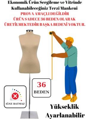 36 Beden Terzi Mankeni Vitrin Mankeni Mağaza Vitrinleri Için Ekonomik Çözüm