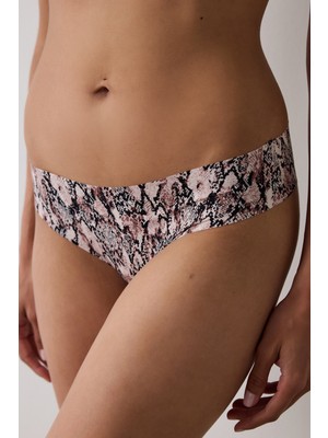 Sedef Düşük Bel Lazer Kesim Iz Yapmayan Brazilian Külot