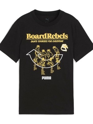 Puma MID90S Graphic Tee I-Black Tişört-Siyah