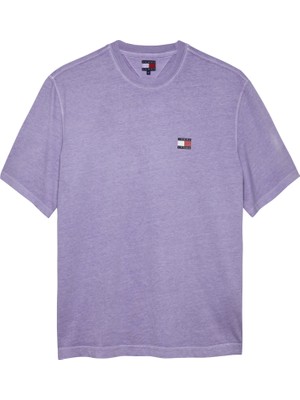 Tjm 90S Pop Col Nw Clsc T Ext Erkek Mor T-Shirt - DM0DM21785