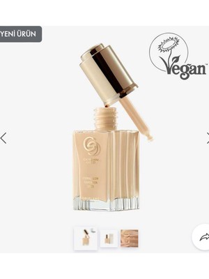 Oriflame Giordani Gold Vegan Fondöten Spf 25 1 Adet Normal Cilt Tipi İçin 43243