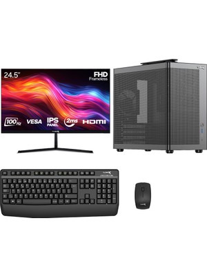 Turbox TX7468 I5 10400 16GB Ddr4 Ram 512GB M.2 Nvme SSD 24.5 Inç Monitör Masaüstü Ofis Hazır Sistem
