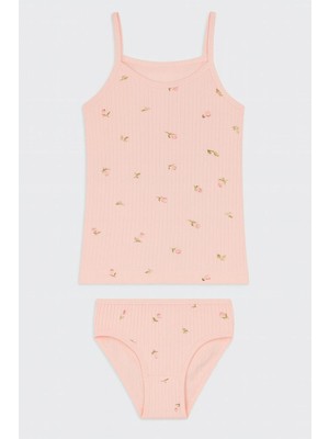 Kız Çocuk Derby Ip Askılı Atlet Külotlu Takım 6'lı Set