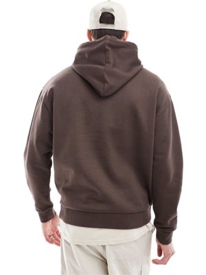 Erkek Kapşonlu Rahat Kalıp Içi Polarlı 3 Iplik Sweatshırt SPR24SW55