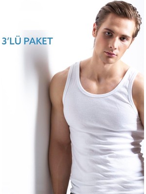 3'lü Paket %100 Pamuk Atlet & Tişört 1062245100