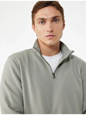 Koton  Gri Erkek Sweatshirt 6WAM70016MK