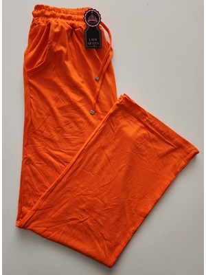 Cepli Likralı Ring Viskon Pijama Altı 3014