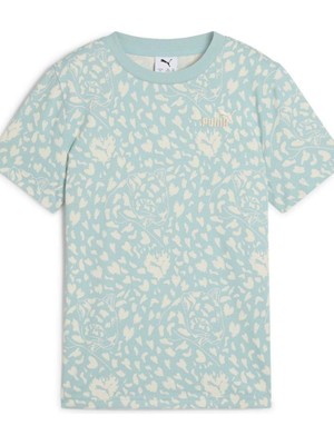 Puma Flamıng Love Aop Tee-Modern Mint Tişört-Mint Yeşil