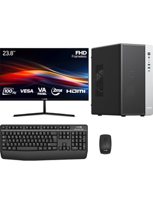 Turbox TX6681 I5 4440 16GB Ram 256GB SSD 23.8 Inç Monitör Masaüstü Ofis Hazır Sistem